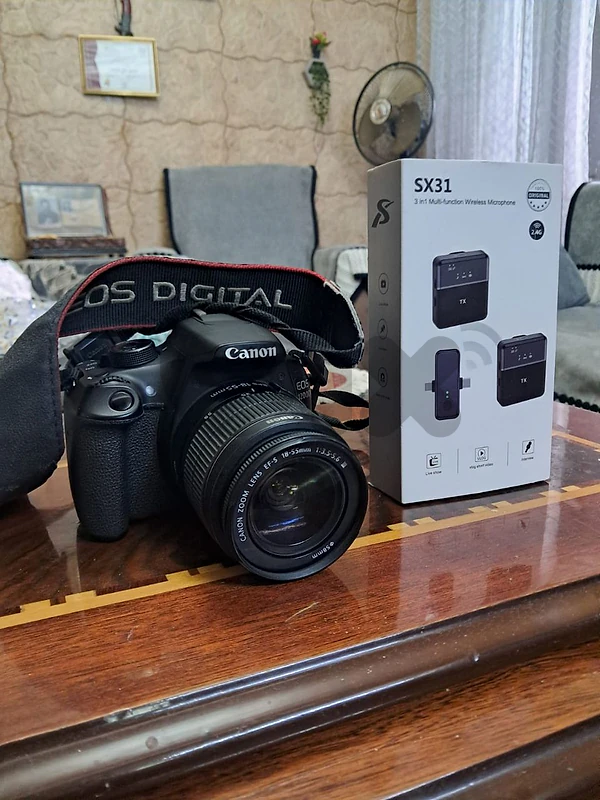 Canon EOS 1200D DSLR Camera + Lens + Accessories + NEW Microphone
