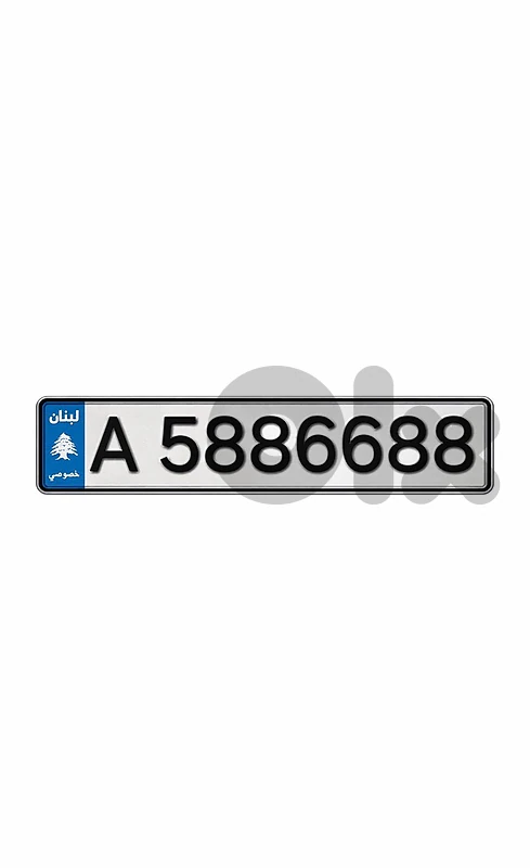 special plate number 7 digits