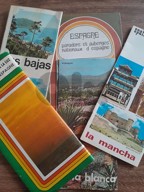 vintage 70's collection guides to spain