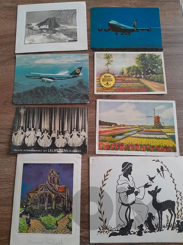 Vintage 60's postcards