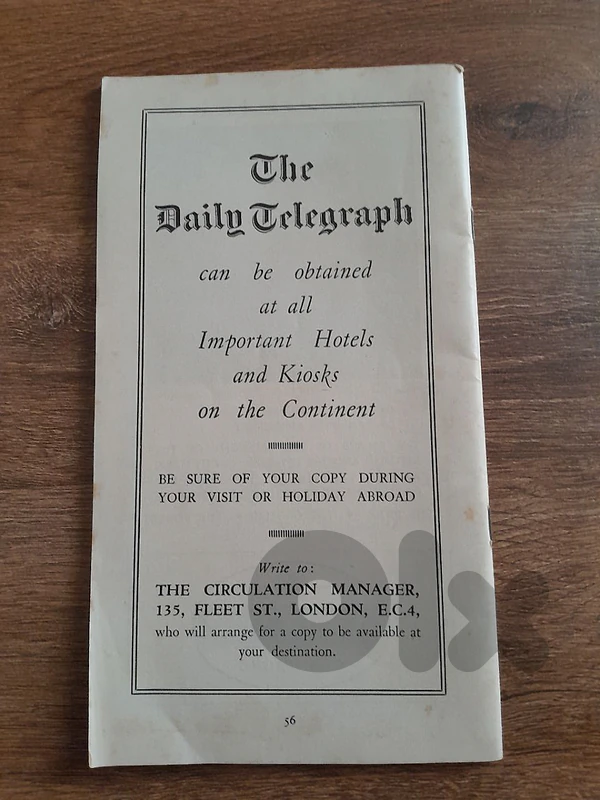 vintage the daily telegraph guide to the continent