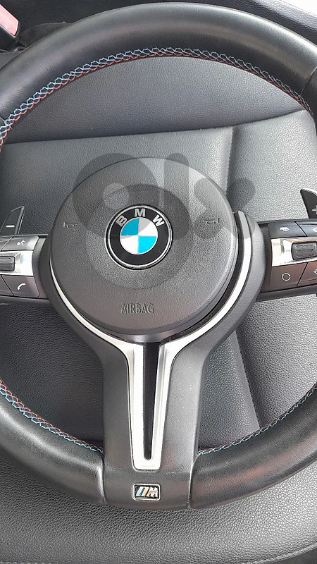 BMW steering wheel alcantara black with airbag
