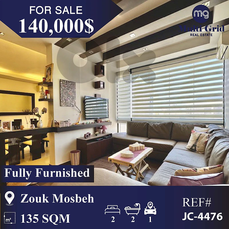 JC-4476 Apartment for sale in Zouk Mosbeh  شقة للبيع في  زوق مصبح