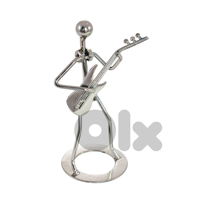 Signature MG-180 Steel Electric Guitar Player Statue