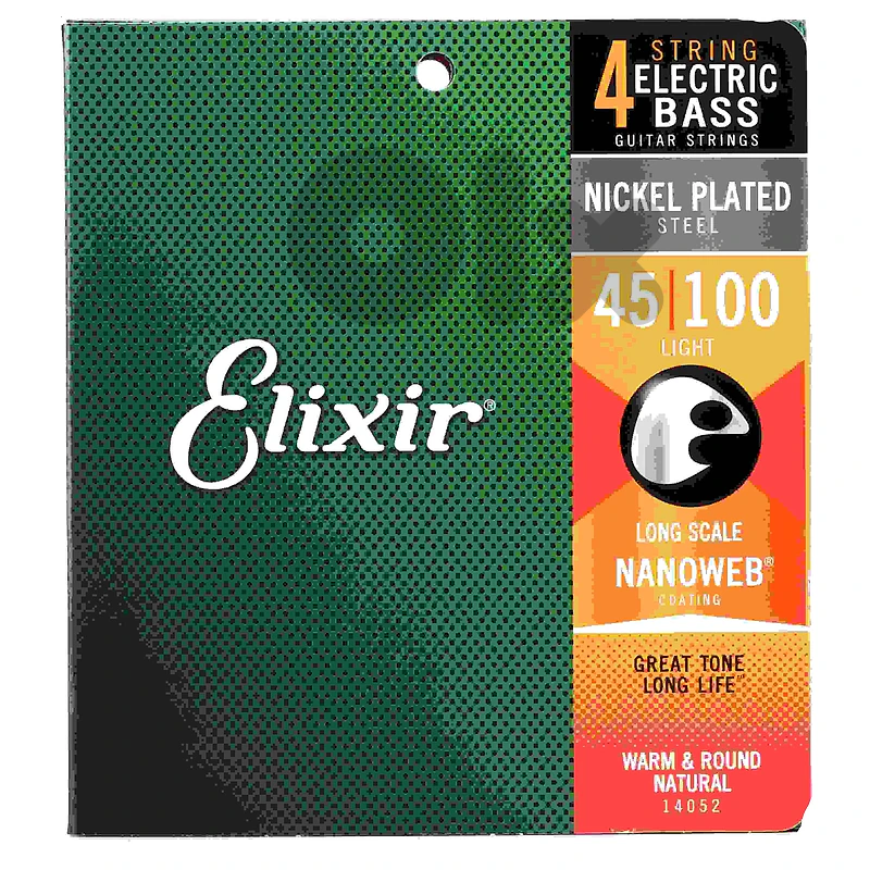 Elixir Strings Bass 4-String Nanoweb Light