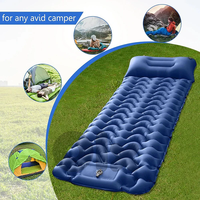 double layer camping air mattress