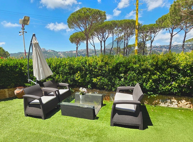 Furnished Apartment with garden for sale in Qortada - Mansourieh