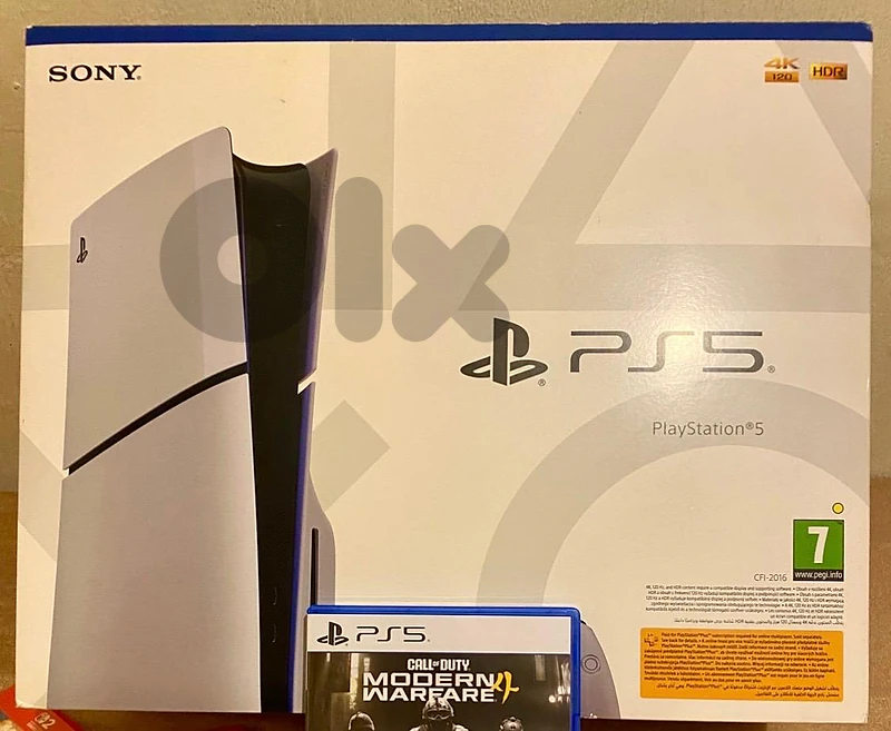 ps5 disc slim 1tb UK & call of duty modern warfare 4