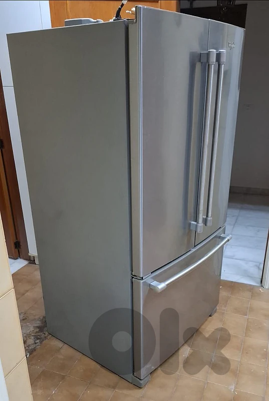 WHIRLPOOL FRIDGE STAINLESS STEEL