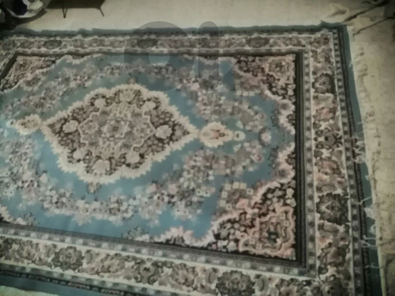 سجاده ملونه والاساسي الزرق قديمة تراثيه