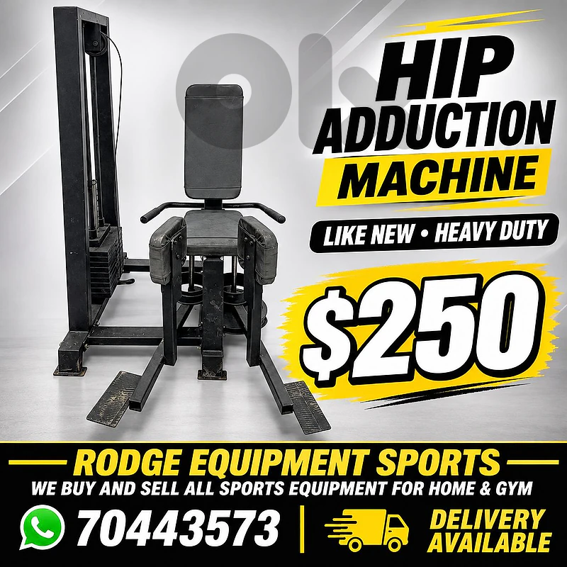 Hip adduction machine like new heavy duty