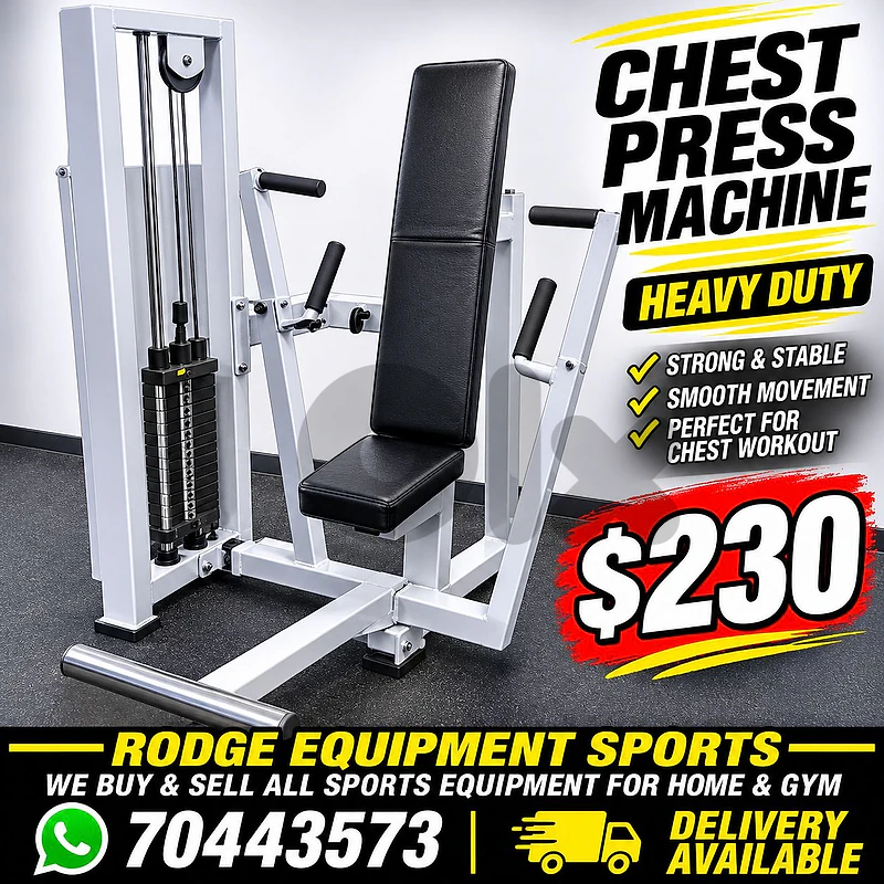 Chest press machine heavy duty 
230$