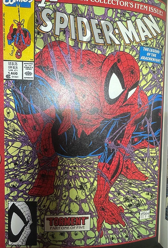 spiderman marvel comic book todd mcfarlane