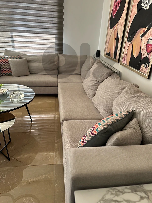 Modern L-shaped sectional sofa/ couch