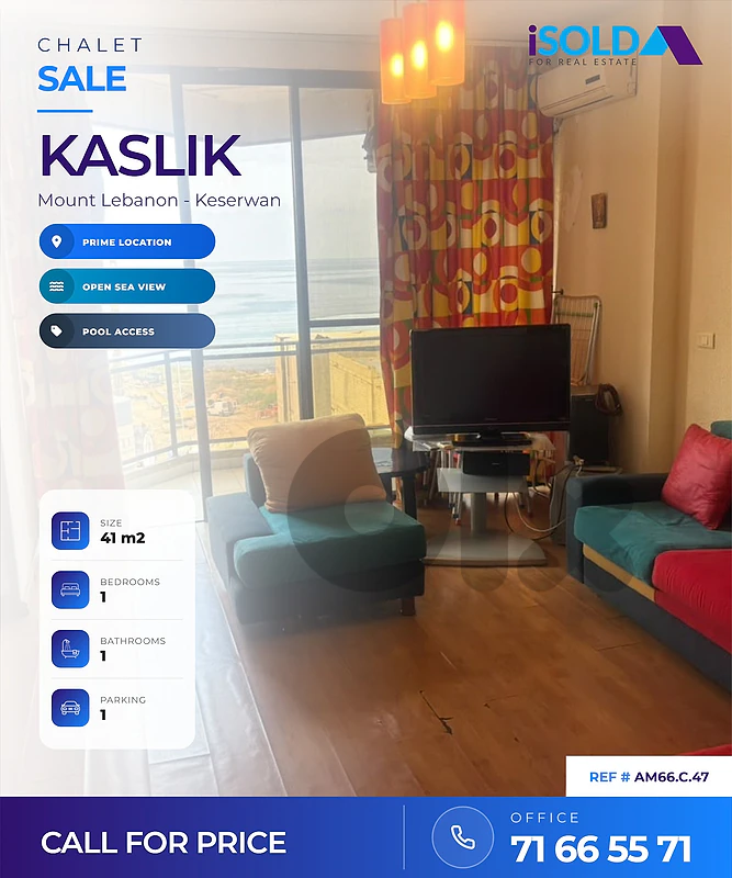 Chalet + Sea View for Sale in Kaslik - شاليه للبيع في كسليك