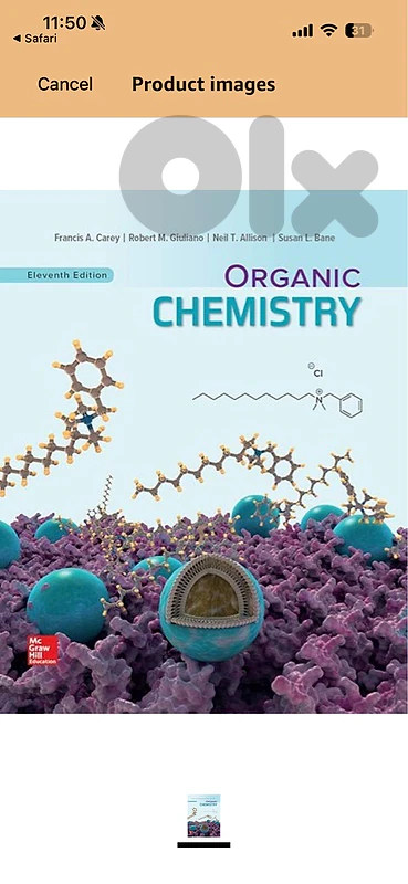 organic chemistry francis a. carey 11th edition