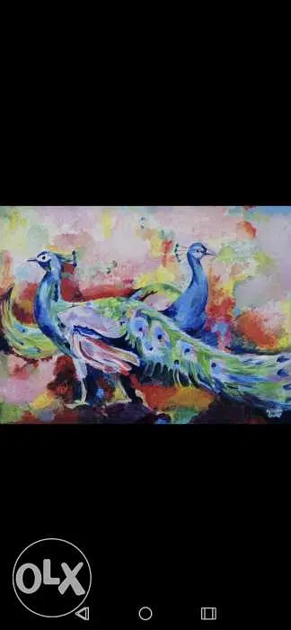 Acrylic paintingلوحة