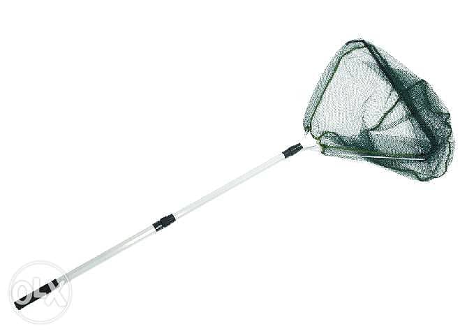 Brand New Triangular Aluminum Adjustable 1.65m Fishing Net Stick 0