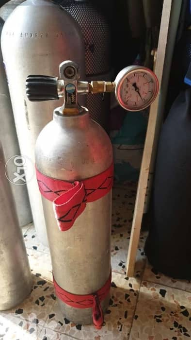 3 Litre with presure gauge for oxigen ir pcp 0