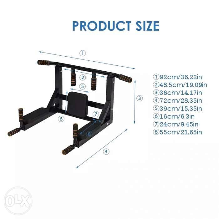 Household wall single parallel bars 2