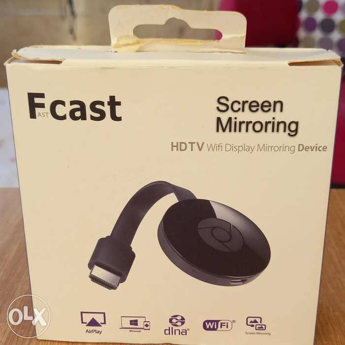 Screen mirroring f cast tv hd wifi verry good condition 1
