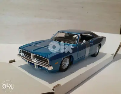 Charger 69 diecast car model 1:25.