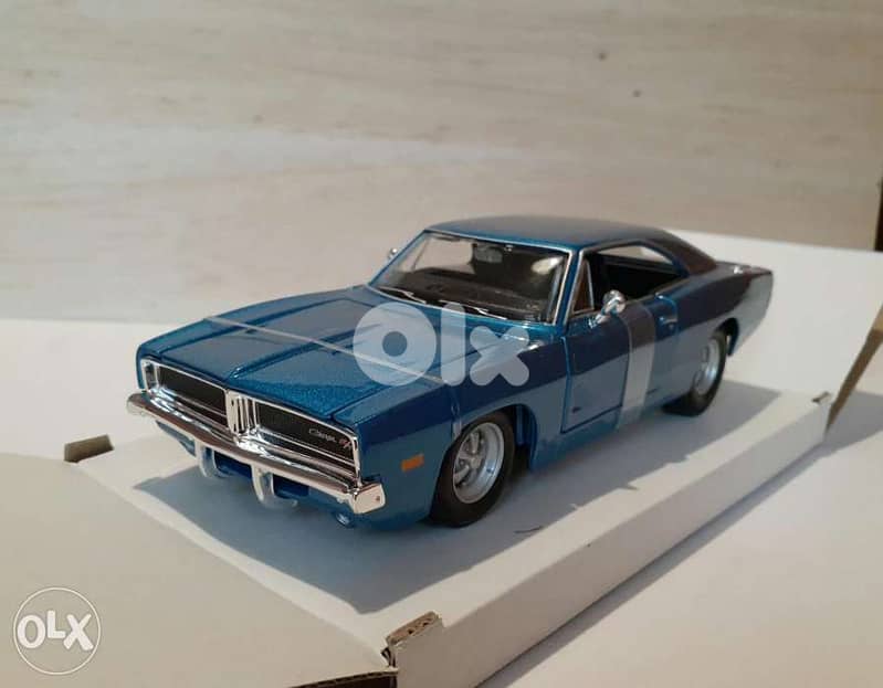 Charger 69 diecast car model 1:25. 0