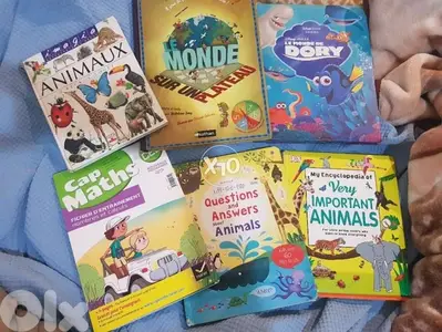 Learning english and french books