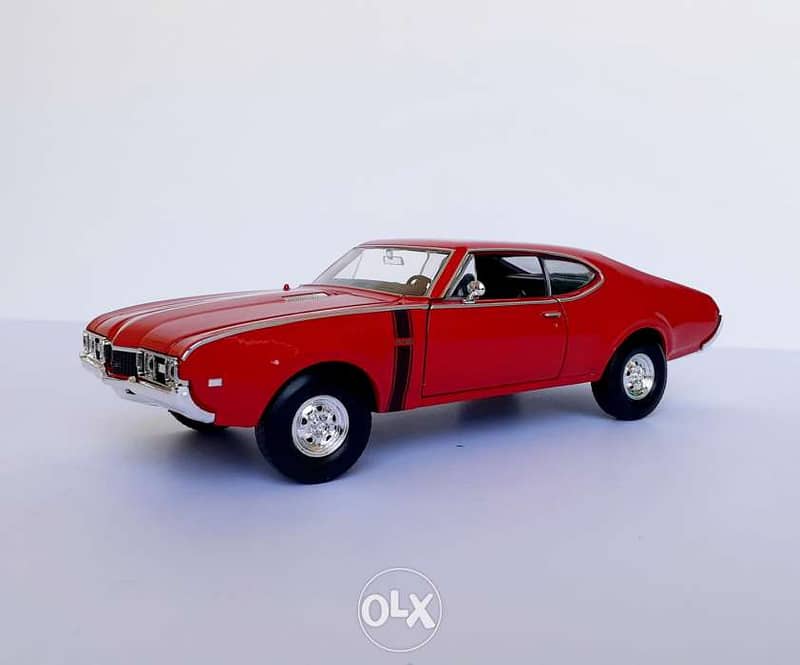 Oldsmobile 442 diecast car model 1:24. 1