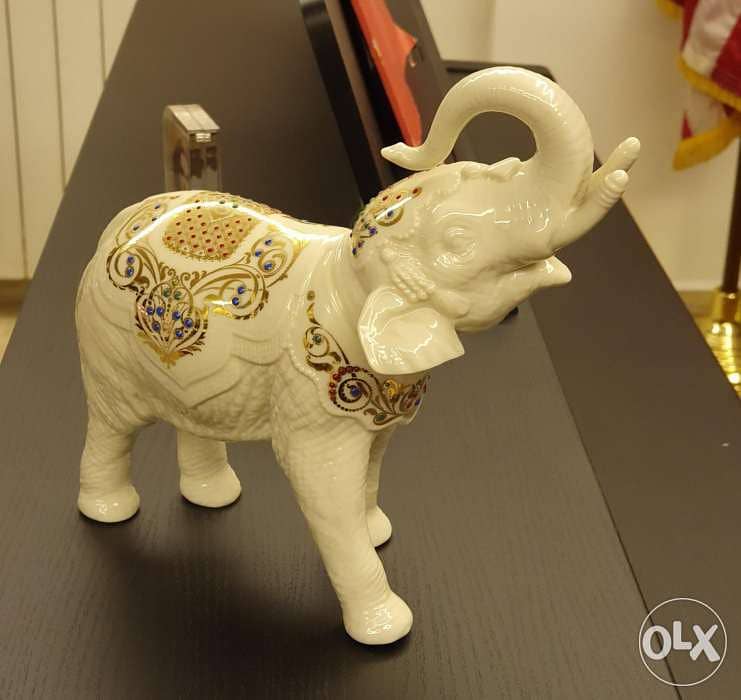 Lenox elephant decorated with  gems 0