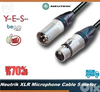 Neutrik XLR Cable Connectors - Microphone Cable
