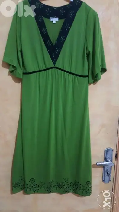 PEPPERCORN green dress medium فستان