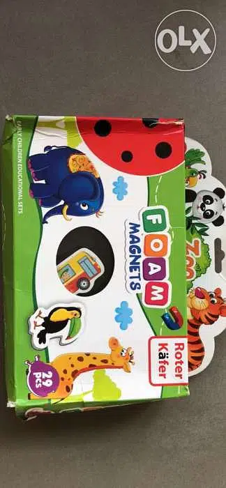 foam magnets zoo animals Roter Kafer