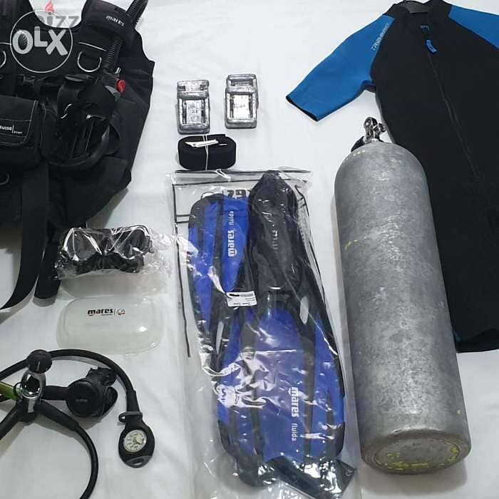 Full dive equipment alum. Tank 12L 0
