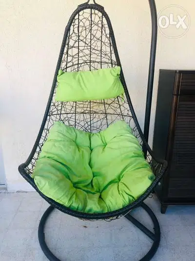 terrace seat set and banana swing seat