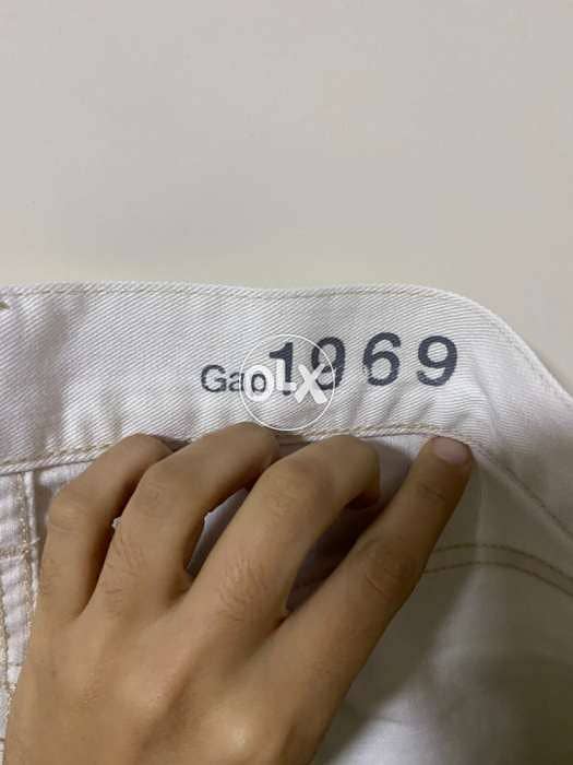 authentic gap white trousers for man like new 1