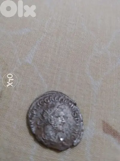 Roman Silvered Billion coin for Emperor Valerian year 255 AD
