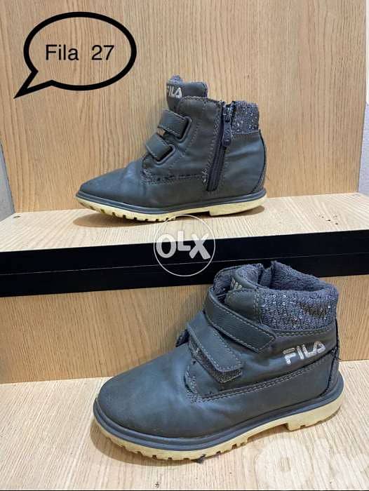 Fila shoes size 27 0
