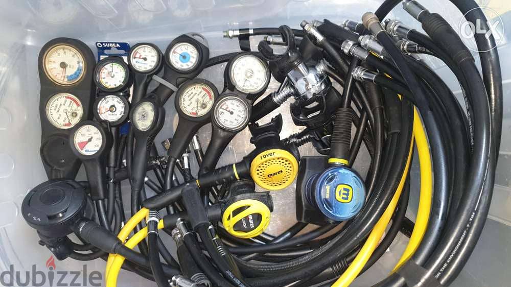 All kind of regulator , gauges , depth 0