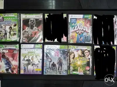 Xbox 360 CDs for KINECT ( 7 CDs)