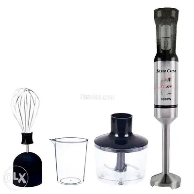 silvercrest مجموعة خلاط hand blender 4 in 1 3000 W