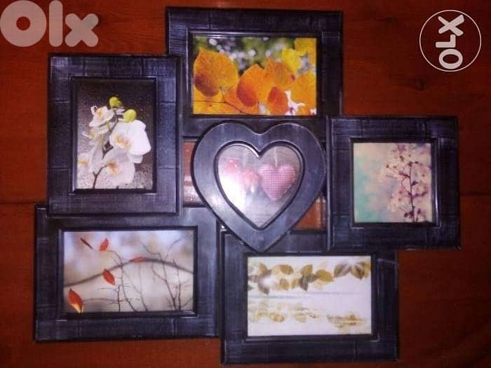 Retro style multi Photo frame 5 to8 photos starting 10$ check photos 1