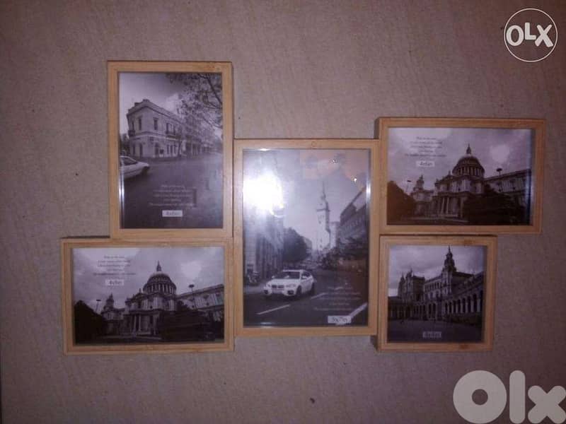 Retro style multi Photo frame 5 to8 photos starting 10$ check photos 3