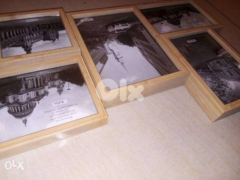 Retro style multi Photo frame 5 to8 photos starting 10$ check photos 4