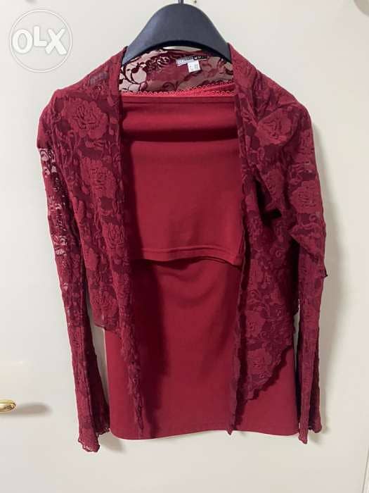 3 pieces red   , FREE DELIVERY INSIDE BEIRUT 0
