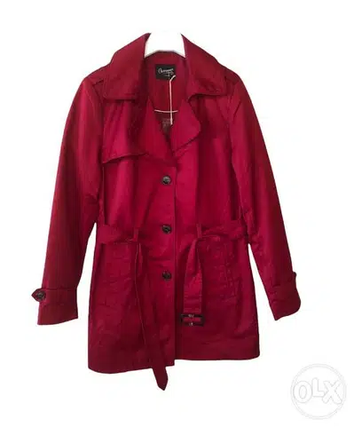C&A burgundy Trench coat