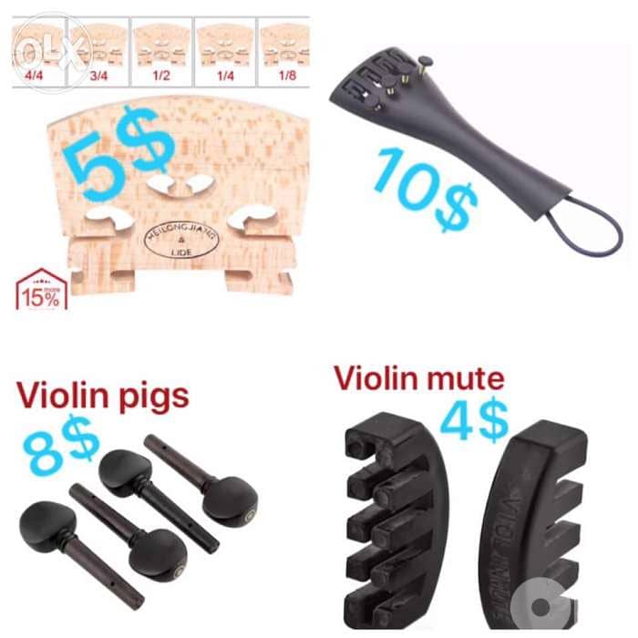 Violin rosin shoulder rest keys 0