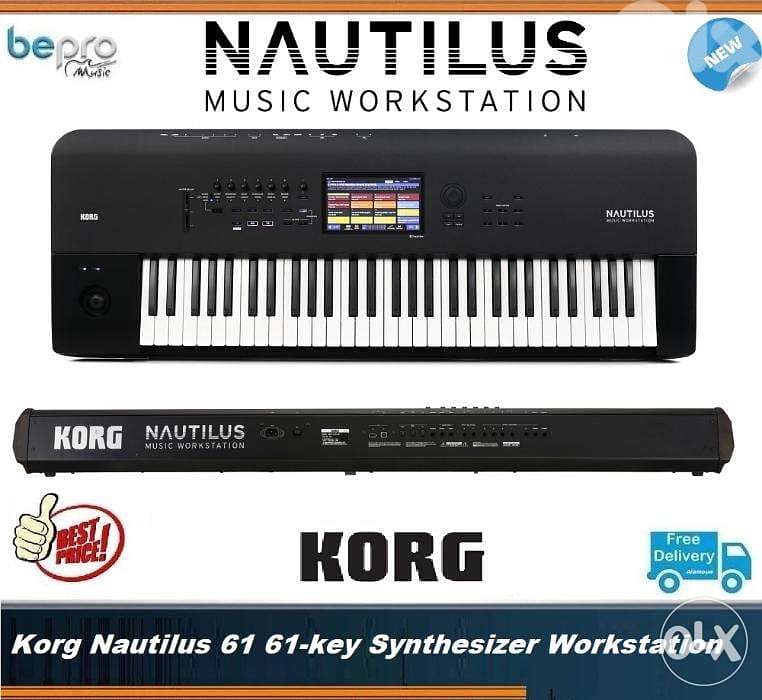 Korg Nautilus 61 61-key Synthesizer Workstation 0