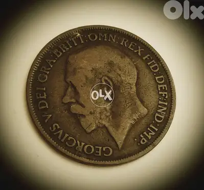 One Penny 1916 GB King George V