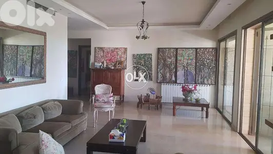 L08730 - Apartment For Rent with Garden and Terrace in Baabdat